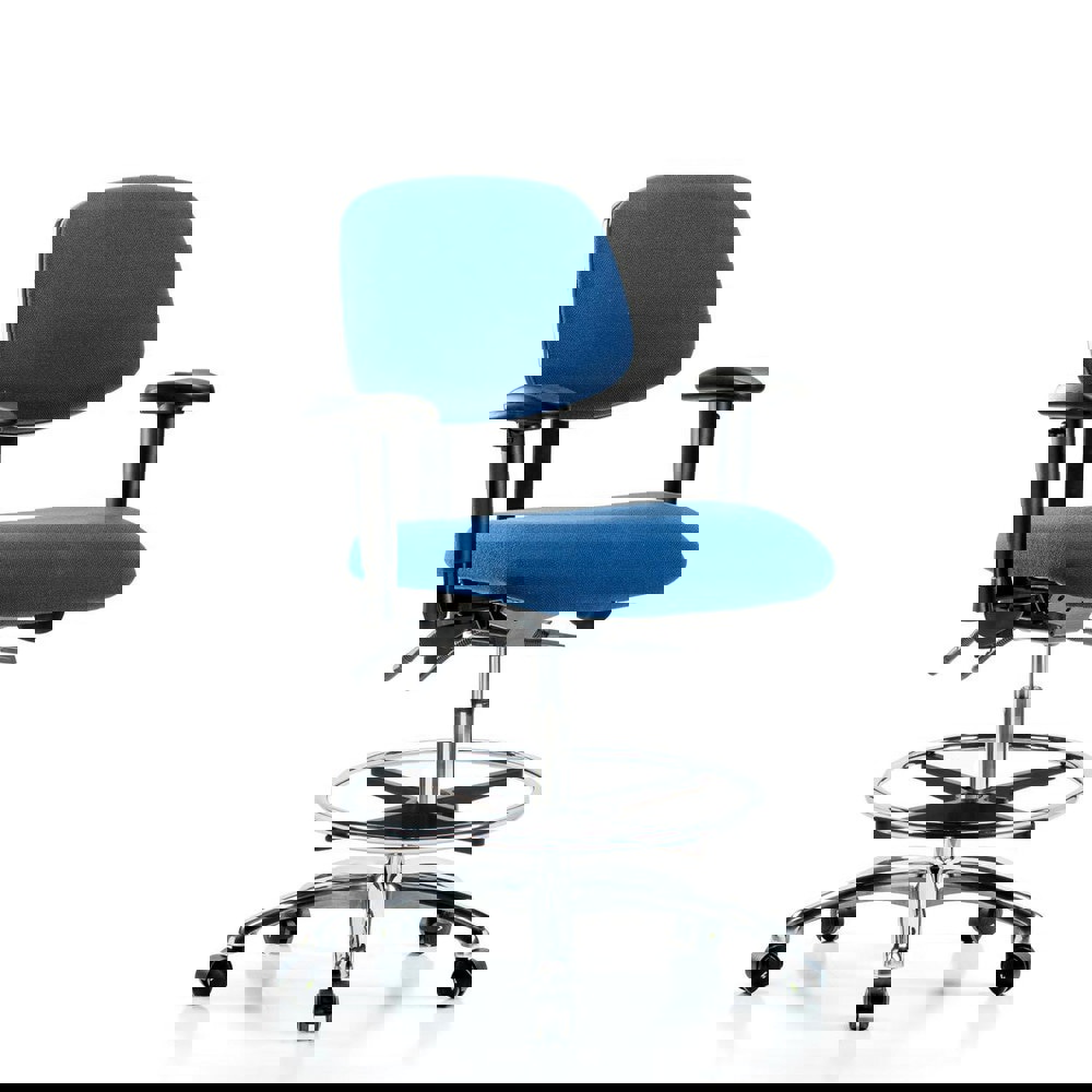 Task Chair: Conductive Cloth, Blue